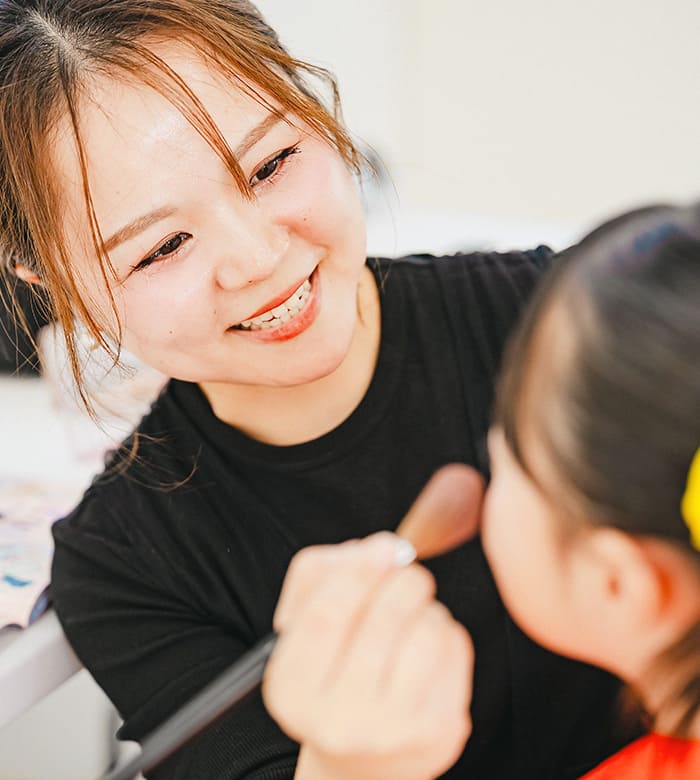 メイク用品の持ち込みもOKです